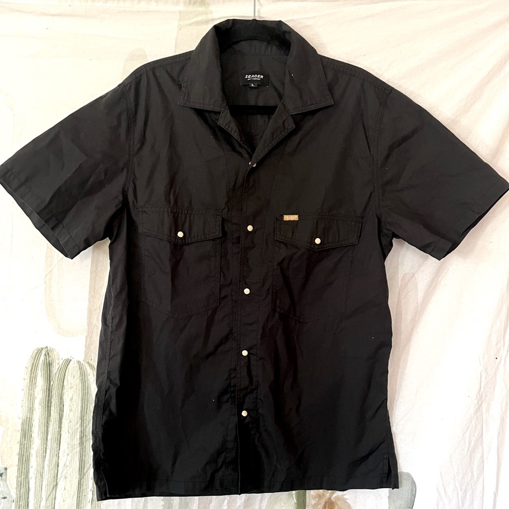 SEAGER Grit Company Button Down Shirt 🌵Large